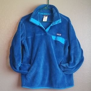 Womens Patagonia re-tool snap t fleece pullover